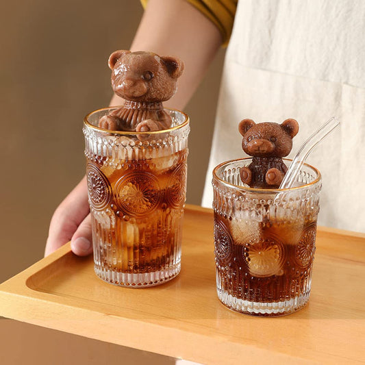 Silicon Teddy Ice Mould (Set Of 4)