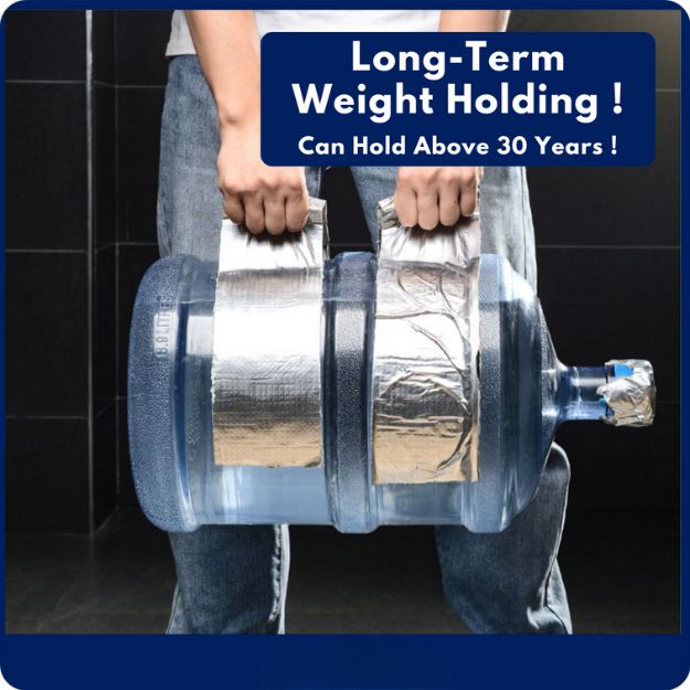 Aluminum Foil Flashing Butyl Rubber Waterproof Tape (2 inch * 5 meter)