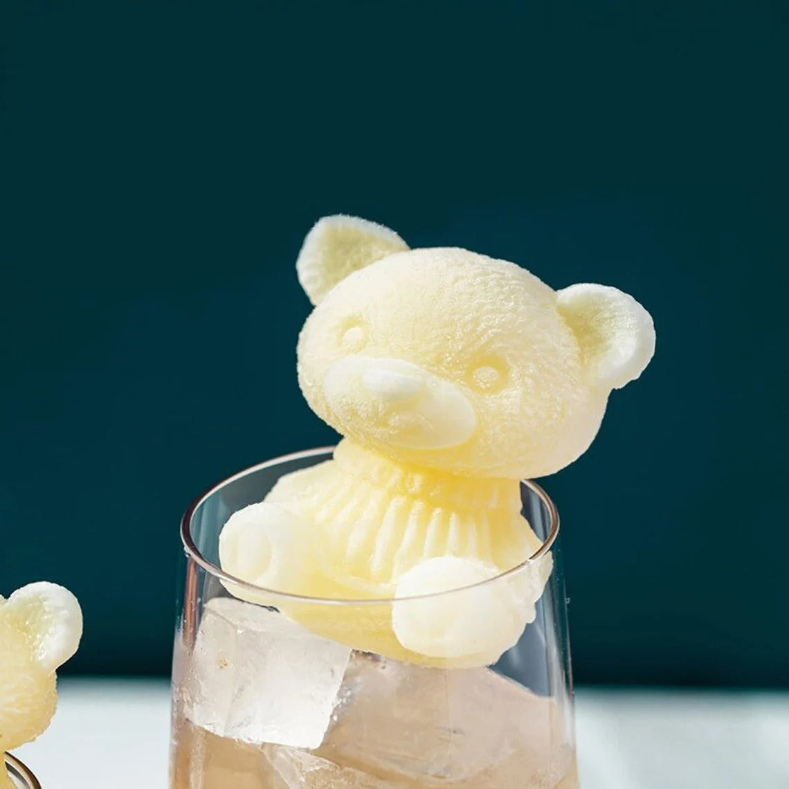 Silicon Teddy Ice Mould (Set Of 4)